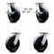 Service Caster 8 Inch Kingpinless Polyolefin Wheel Caster Swivel Locks 2 Brakes SCC, 4PK SCC-KP30S820-POR-SLB-BSL-2-BSL-2 - alternate 1